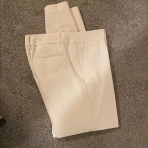 Ann Taylor size 10 dress pants white